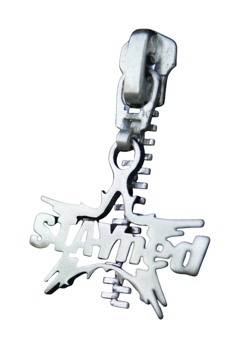STAYned patched zip-up