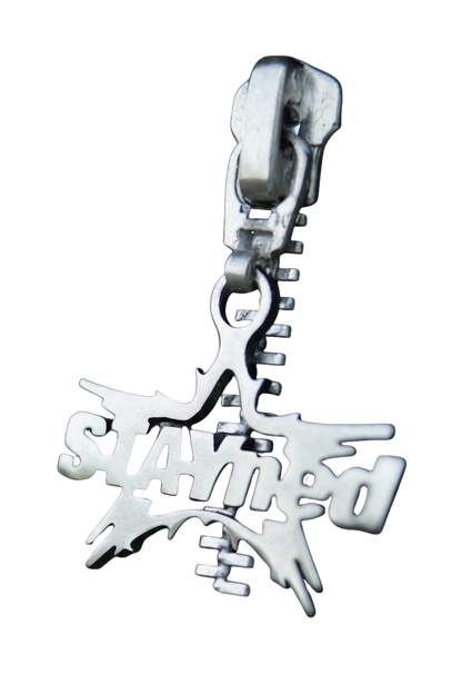 STAYned patched zip-up