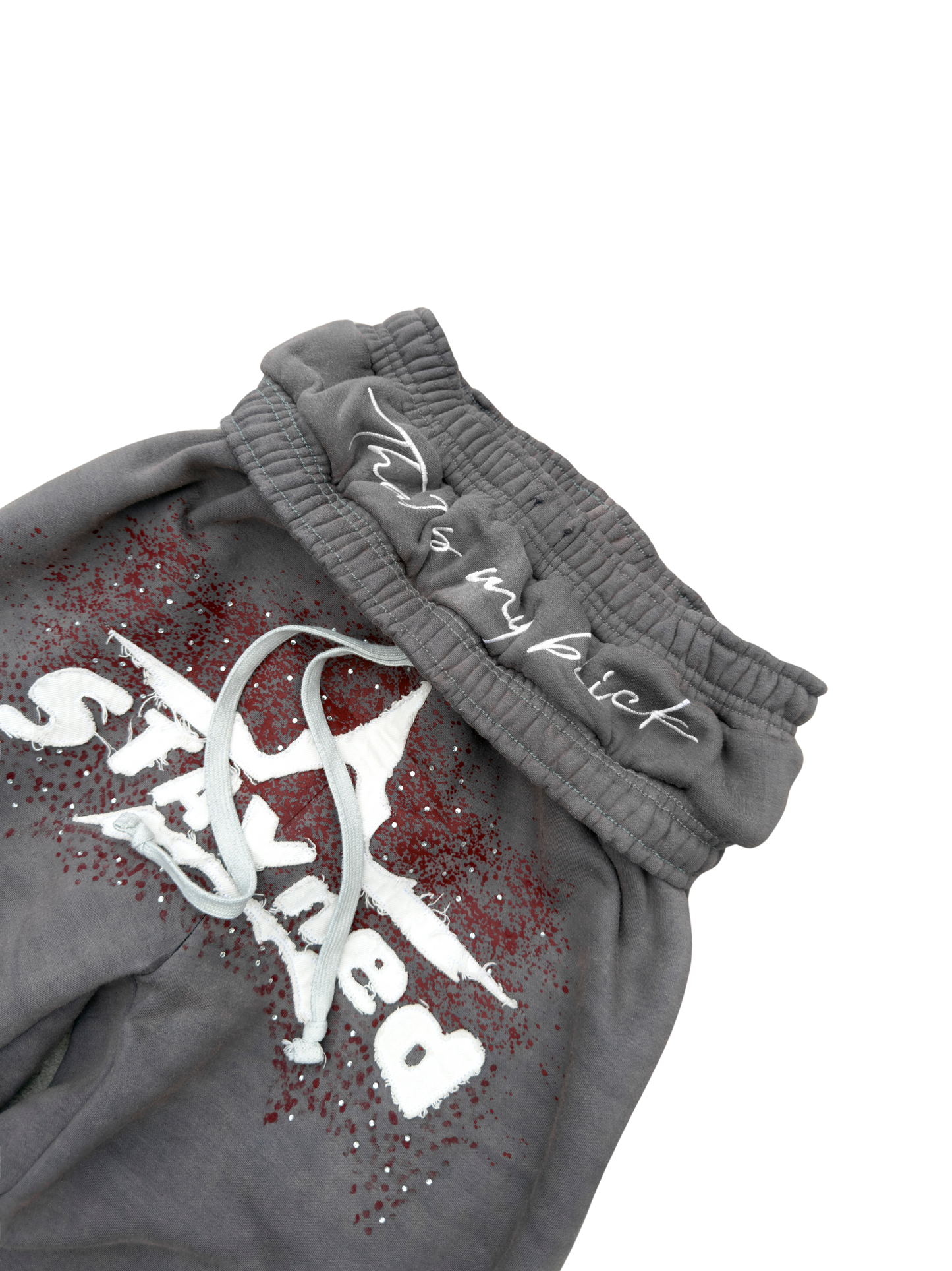 STAYned patched sweats