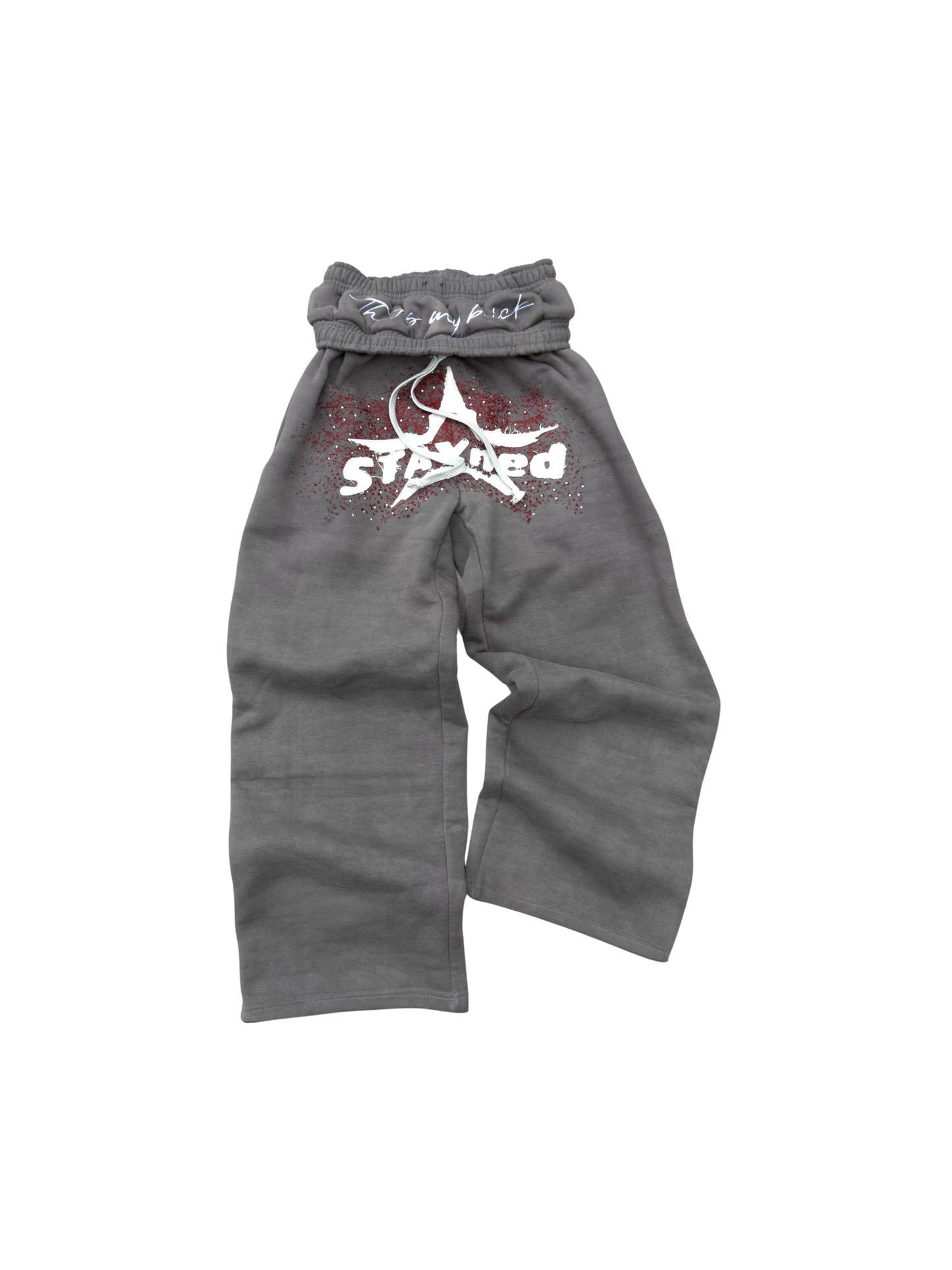 STAYned patched sweats